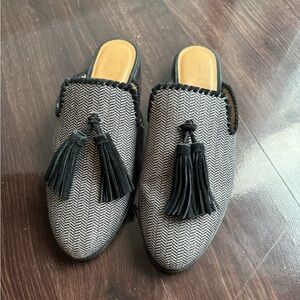 Jack Rogers Houndstooth Mules